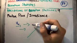 Quantum Statistics 51  Photon Flux Irradiance [upl. by Nehtanhoj]