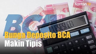 BCA Pangkas Bunga Deposito 5 bps sampai 15 bps  Kontan News [upl. by Greenlee718]