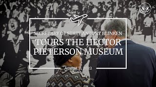 Secretary Blinken Tours The Hector Pieterson Museum [upl. by Sall]