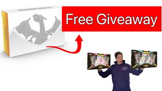 Pokémon Shining Fates Vmax Premium collection box opening plus UPC Charizard collection giveaway [upl. by Shawnee660]