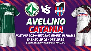 AVELLINO  CATANIA  PLAYOFF SERIE C 202324  DIRETTA LIVE CRONACA STATISTICHE amp CAMPO 3D [upl. by Farika]