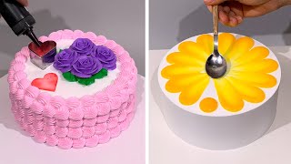 TOP Amazing Cake Decorating Technique  Quick And Easy Cake tutorials  Perfect Cake Decorating [upl. by Aurthur815]