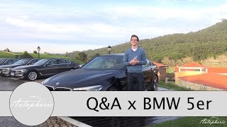 BMW 5er Eure Fragen  Fabian antwortet M550d Elektroauto 5er Touring  Autophorie [upl. by Yerga]