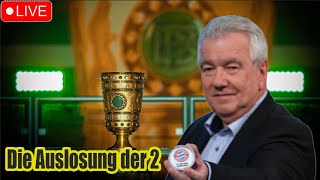 Die Auslosung der 2 DFBPokalRunde 202324 [upl. by Yetac]