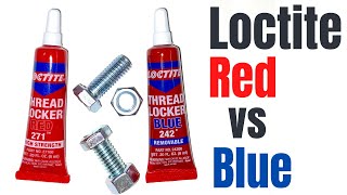 Loctite Red vs Loctite Blue Torque Test  How Much Stronger is Red than Blue [upl. by Snow754]