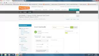 Create and Copy a Shortened URL for Your EventBrite Event [upl. by Jabe]