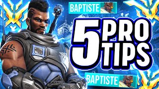 Baptiste Guide  5 Tips to Help YOU Climb on Baptiste in Overwatch 2 [upl. by Camroc]