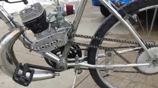 Tuned Ported High Performance Motorized Bicycle 66cc [upl. by Eppillihp762]