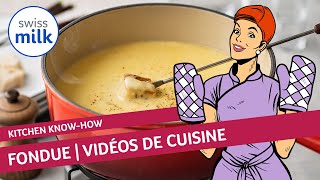 Comment faire une fondue  Vidéo de cuisine  Swissmilk 2010 [upl. by Acinahs]