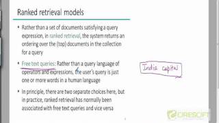 WDM 57 Ranked Retrieval Model [upl. by Ankney]