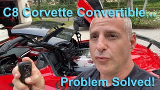 C8 Corvette convertible HTC issue fixed  mods4cars smart top open amp close from remote and one touch [upl. by Asha]