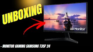 Unboxing  Monitor Gaming Samsung T35F 24  Ótimo custo benefício [upl. by Robi820]