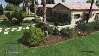 GTA V Michael and Trevor vs Madrazo cartel shoot out [upl. by Anasiul]