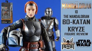 Star Wars Black Series BO KATAN KRYZE 10 The Mandalorian Disney Figure Review [upl. by Lenehc]