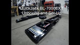 QuickJack BL7000EXT Unboxing and SetUp [upl. by Nnaeirelav]