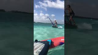 Windsurfing jibe windsurfing windsurf surf kitesurfing surfing windsurfer wind sup windsurf [upl. by Pier]