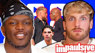 Logan Paul amp KSI on Jake Paul vs Mike Tyson Ryan Garcia Meltdown Getting RKO’d by Randy Orton 410 [upl. by Ttergram205]