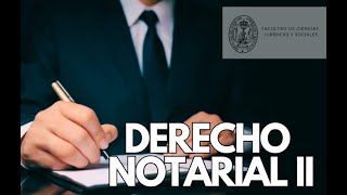 2024 09 20  Derecho Notarial II Presencial [upl. by Noval]