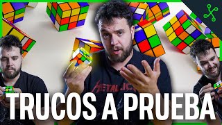 DESCIFRANDO EL CUBO DE RUBIK con TRUCOS DE INTERNET ¿FUNCIONARÁ [upl. by Marchelle]