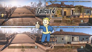 Fallout 4  Repairable Sanctuary mod Отремонтировать дома и мост в СэнкчуариХиллз [upl. by Nomyar]