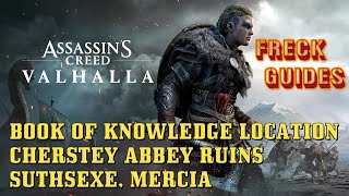 AC Valhalla Book of Knowledge Location Chertsey Abbey Ruins Suthsexe Mercia [upl. by Rodmun]