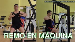 REMO ALTO EN MÁQUINA  TUTORIAL [upl. by Einehpets]