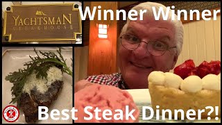 Disneys Yachtsman Steakhouse Dinner Dining Review  Disney Dining Review [upl. by Kriss]