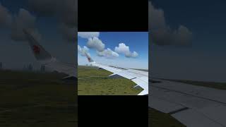 Flightgear Skyline of Shanghai flightgear aviation shorts airchina a320 landing china [upl. by Lohman]