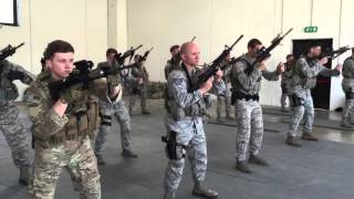 USAF Security Forces Training [upl. by Aicilra]