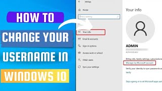 How to Change Your Windows Username in 2024 [upl. by Hope]