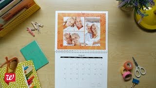 Create Personalized Wall Calendars at Walgreens [upl. by Eiramanin]