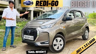 DATSUN RediGo  ₹352 Lakh Budget Car  Detailed Tamil Review [upl. by Itnahs691]