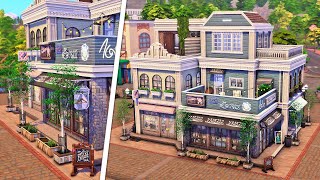 Thrift Store Boba Tea Nail Salon and Laundromat  The Sims 4 Speed Build [upl. by Chevalier]