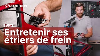 TUTO  Comment entretenir létrier de frein sur un vélo route  🚴  Decathlon [upl. by Janette963]