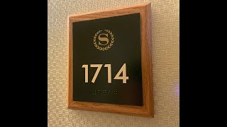 March 2024 Sacramento Sheraton Grand Hotel Room 1714 Tour travel [upl. by Ayoj332]