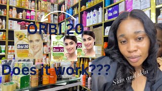 ORBI 20 face cream Review Best whitening face cream papaya and aloe Vera for all skin types [upl. by Duffie]