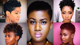 Alluring and Captivating Short Natural Hairstyles amp Haircuts for Black Women Curly Short Hairstyles [upl. by Gnet]