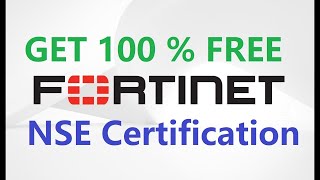 How to Get free certification from Fortinet  NSE Registration Process [upl. by Gibrian]