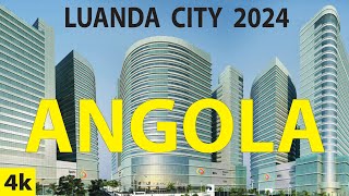 Luanda City 2024  Angola 4K By Drone [upl. by Ledarf]