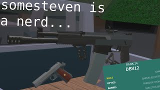 SomeSteven was WRONG about THIS GUN Phantom Forces Gun Review DBV12 Phantom Forces Playthrough [upl. by Eide894]