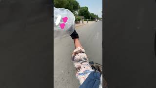 Shopper beach ki billi ban rahi😅 bikelovers bikelife femaleriders girlrider shortsshortvideo [upl. by Tennaj]