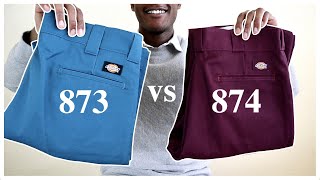 Dickies 874 vs 873 Fit Sizing Comfort  Which one is best for you  Workwear101 [upl. by Lerrej]