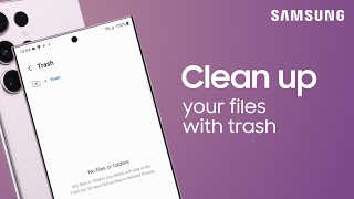 Empty Trash in your Samsung phone or tablet with the My Files app  Samsung US [upl. by Curcio313]