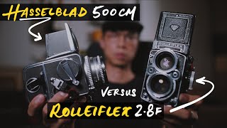 Why Hasselblad 500cm Review vs Rolleiflex 28F [upl. by Biancha]