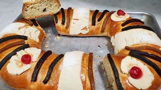 Como hacer esta 👇 deliciosa rosca de reyes [upl. by Ynelram]