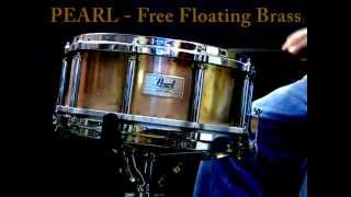 Pearl Free Floating brass snare 14x65quot [upl. by Avika]