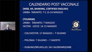 Nuovo calendario didattico post vaccinale webinar [upl. by Nyved]