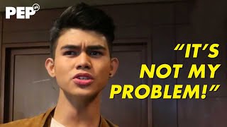 Inigo Pascual on viral photo with dad Piolo Pascual quotIts not my problemquot [upl. by Grimbald589]