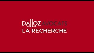 Tuto n°2 Dalloz Avocats  Recherche [upl. by Sone]