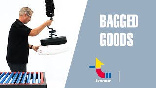 Timmer vacuum hose lifter  bagged goods onehand operation [upl. by Junette]